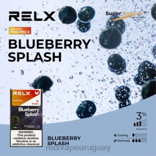 RELX pod pro 2 - 3 cápsulas - RELX Pods Online arándano 2JN490