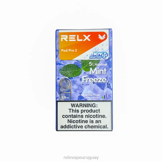 RELX pod pro 2 - 3 cápsulas - RELX Pods Online congelación de menta 2JN4100