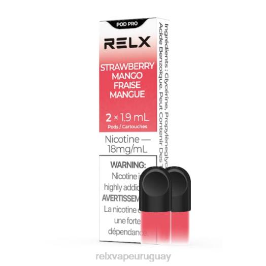 RELX vaina pro - 2 vainas - RELX Montevideo mango fresa 2JN43