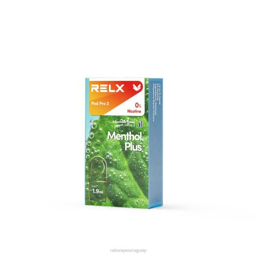 RELX vaina pro - 2 vainas - RELX Montevideo mentol plus 2JN423