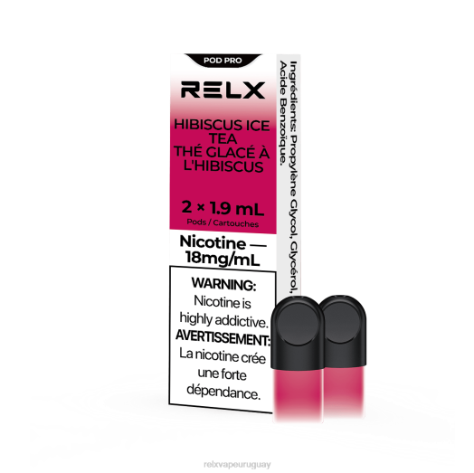 RELX vaina pro - 2 vainas - RELX Sabores té helado de hibisco 2JN415