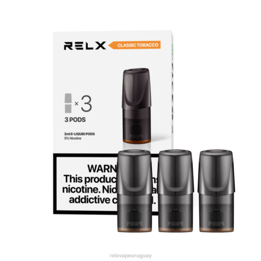 RELX Classic vainas - RELX Vape Uruguay tabaco clasico 2JN4122