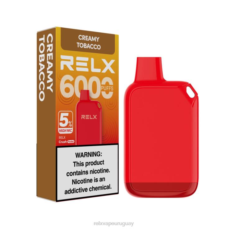 RELX Crush Pocket 6000 5% alto nic | Z48T428 ‎RELX Vape Precio tabaco cremoso