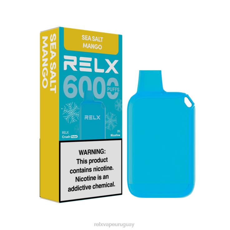 RELX Crush Pocket 6000 helado | Z48T413 ‎RELX Sabores mango con sal marina