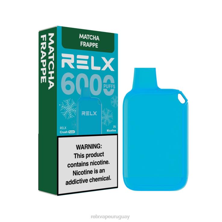 RELX Crush Pocket 6000 helado | Z48T417 ‎RELX Vape Uruguay frappé de matcha