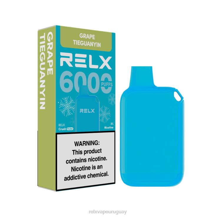RELX Crush Pocket 6000 helado | Z48T418 ‎RELX Uruguay uva tieguanyin