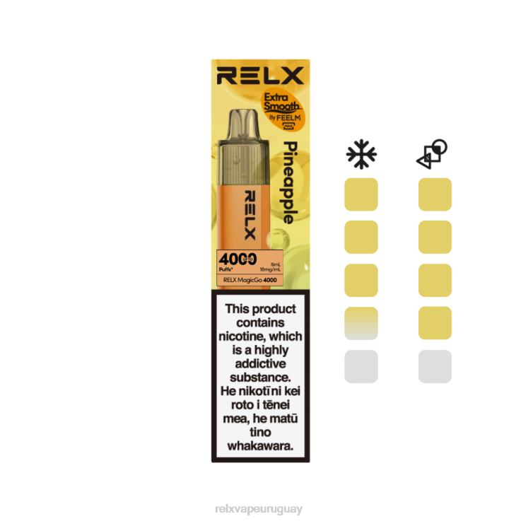 RELX MagicGo 4000 vaporizadores desechables | Z48T41 ‎RELX Vape Uruguay piña