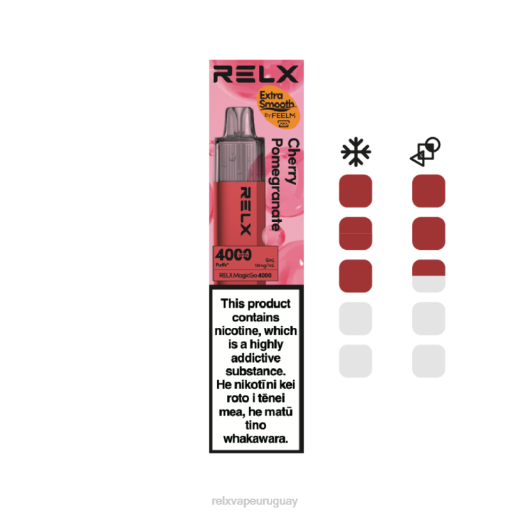 RELX MagicGo 4000 vaporizadores desechables | Z48T48 ‎RELX Sales granada cereza