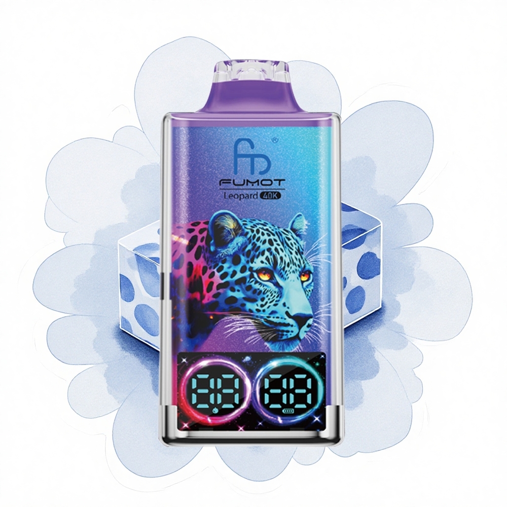 Fumot Leopard 40K Puffs Arándano en Hielo con Dual Mesh y 5% Nicotina
