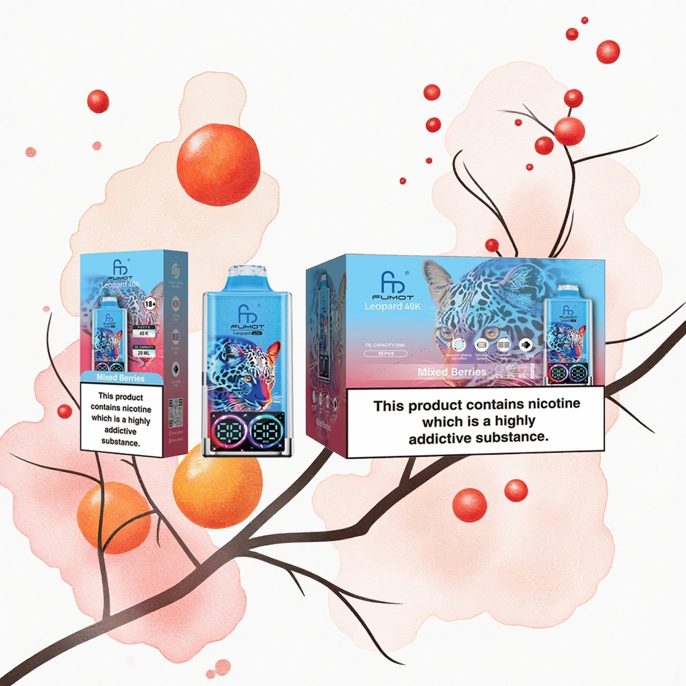 Fumot Leopard 40K Puffs Bayas Mixtas 5% Dual Mesh 700mAh