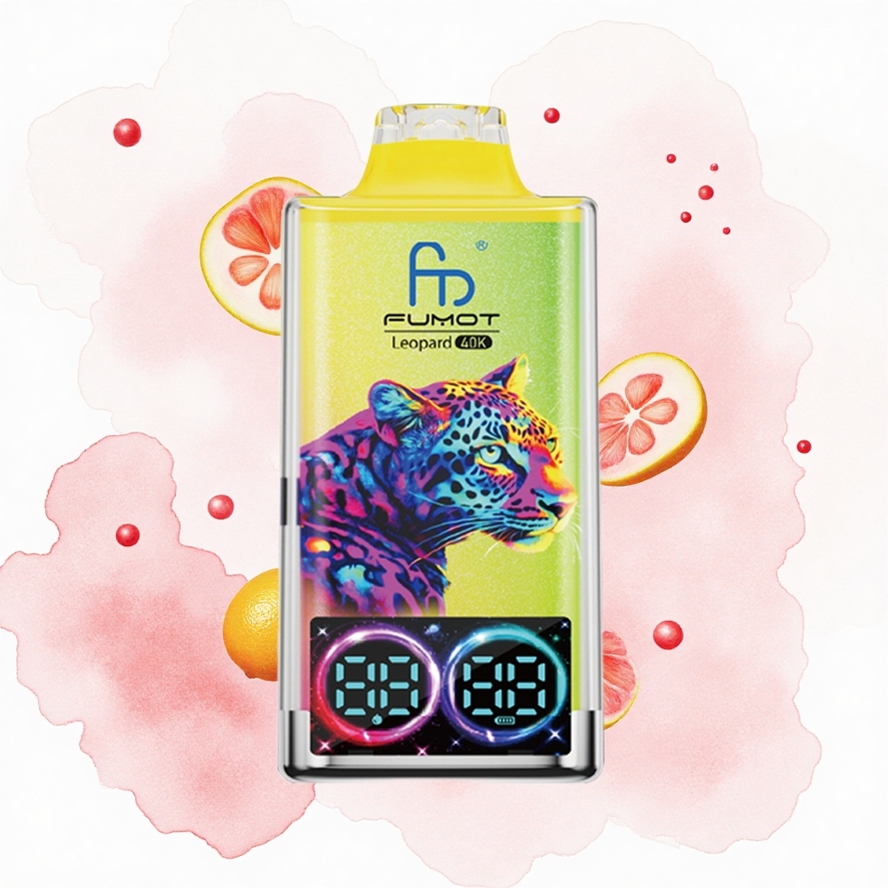 Fumot Leopard 40K Puffs Limón Rosa Dual Mesh 5% 700mAh
