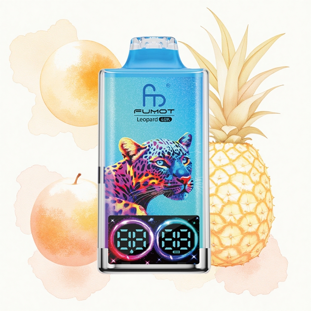 Fumot Leopard 40K Puffs Mango Piña Melocotón Dual Mesh 5%