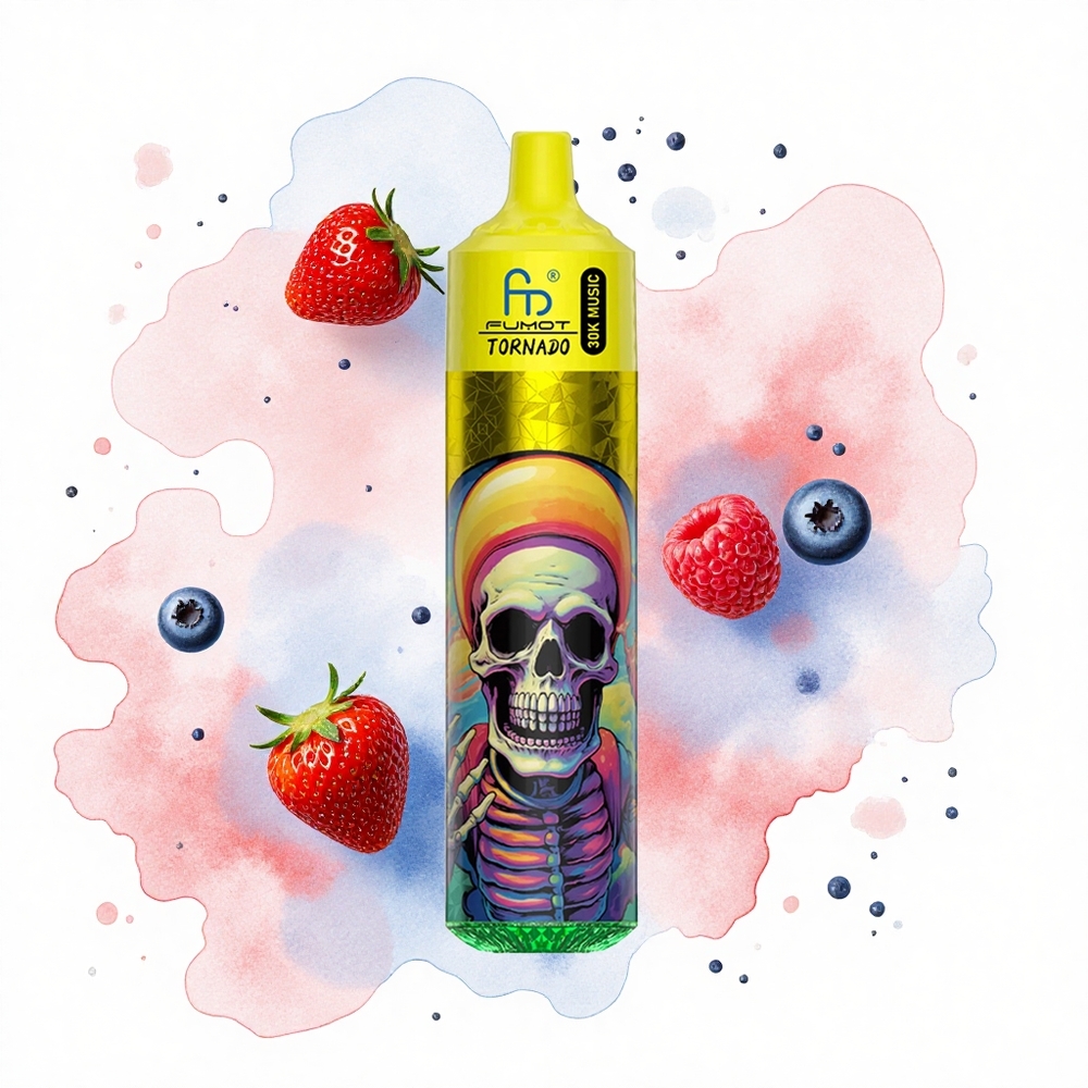 Fumot Randm Tornado 30000 Puffs Fresa Arándano Frambuesa 30mL 5% Malla