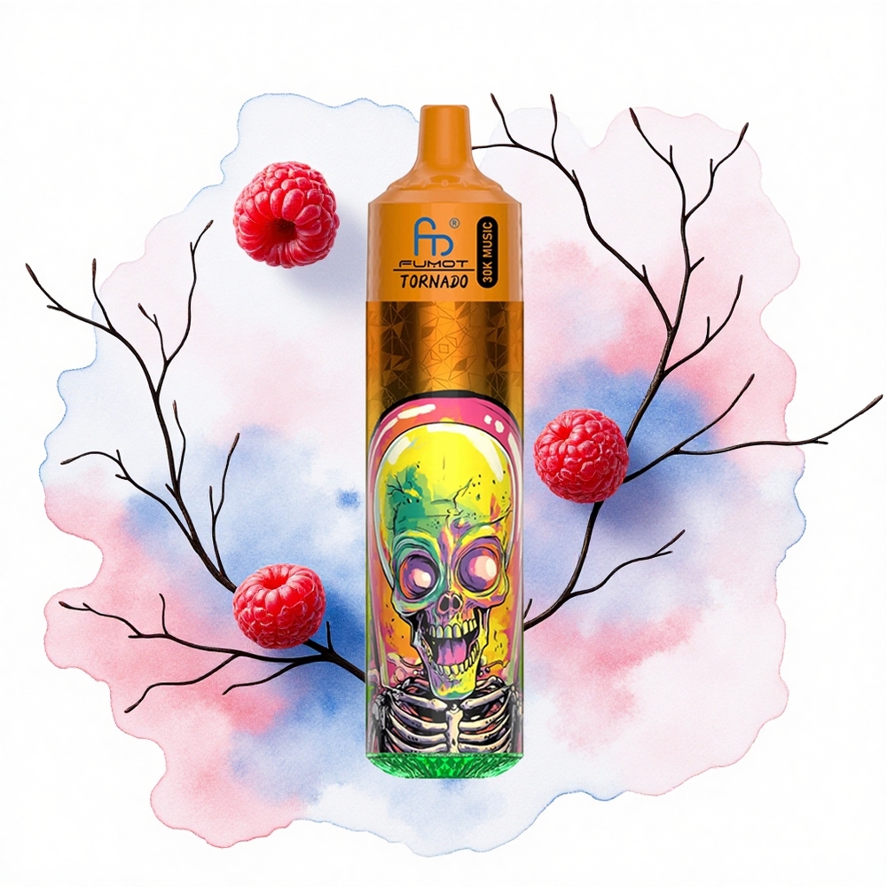 Fumot Randm Tornado 30000 Puffs Mora Frambuesa LED 30mL 5% Malla