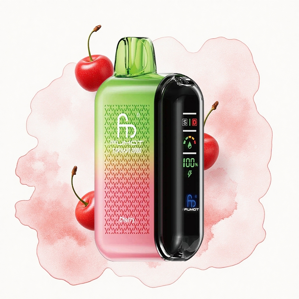 Fumot Tornado 20000 Puffs Cereza Dual Coil Inteligente