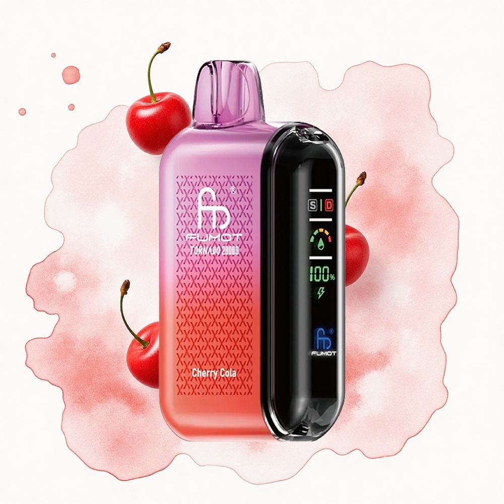 Fumot Tornado 20000 Puffs Cola Cereza Dual Malla