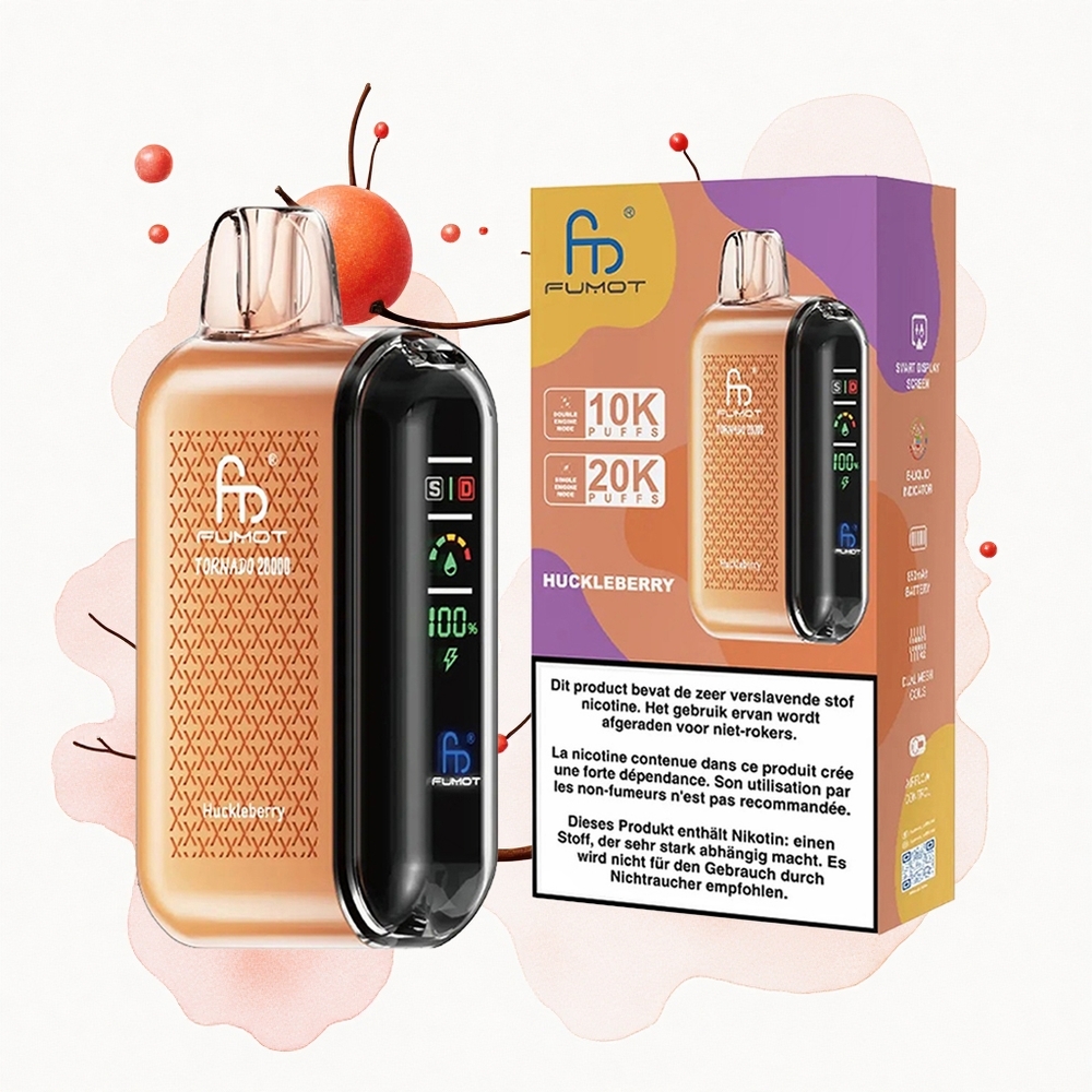 Fumot Tornado 20000 Puffs Morita Doble Malla Inteligente