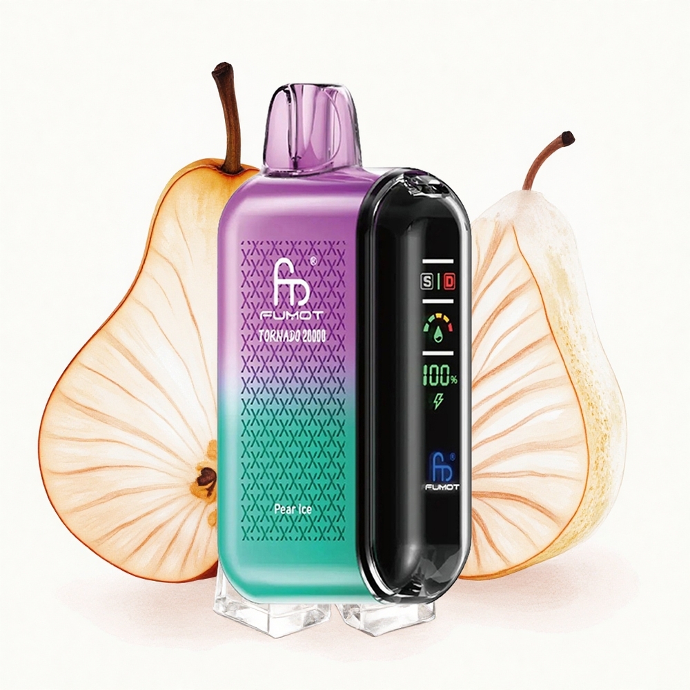 Fumot Tornado 20000 Puffs Pera Hielo Doble Malla 20ml