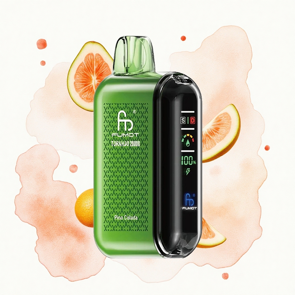 Fumot Tornado 20000 Puffs Piña Colada Dual Malla 20ml