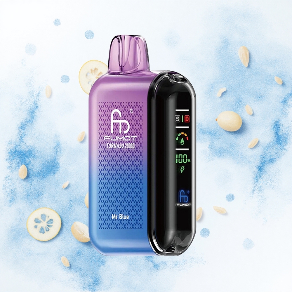 Fumot Tornado 20000 Puffs Señor Azul Dual Malla 20ml