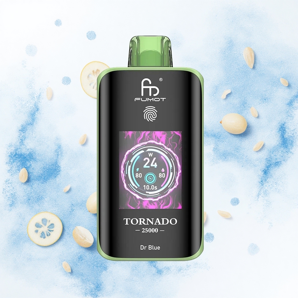 Fumot Tornado 25000 Puffs Dr. Azul Pantalla HD 700mAh 20ml