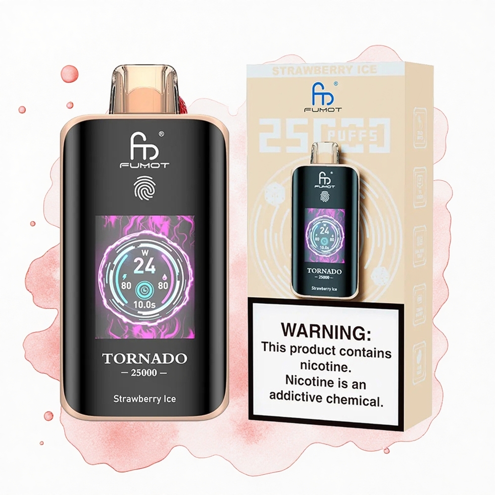 Fumot Tornado 25000 Puffs Fresa Helada HD 700mAh 20ml