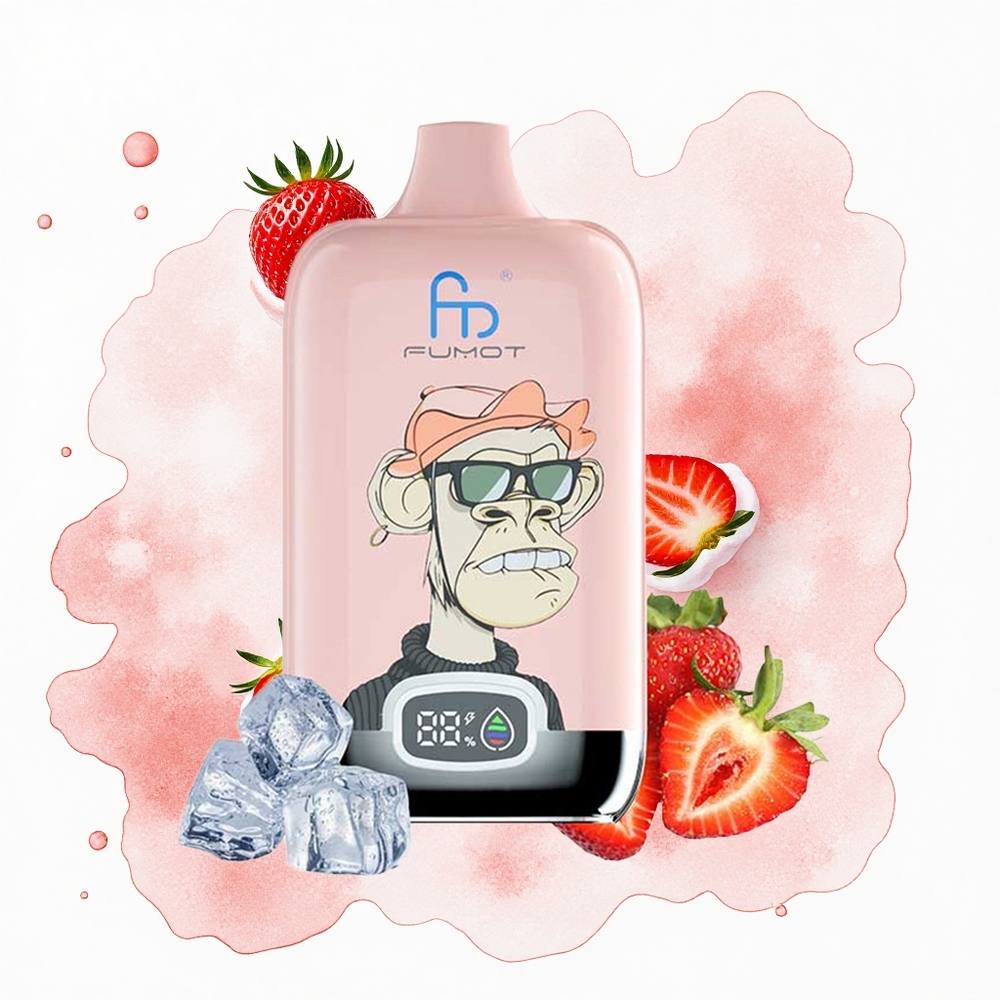 Fumot Tornado Digital Box 12000 Puffs Fresa Helada 20ml 12000 Puffs MTL