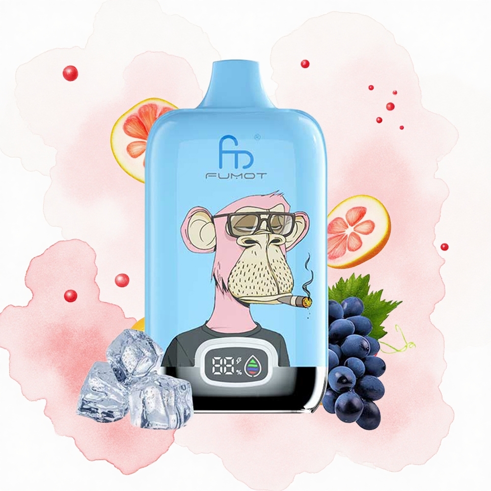 Fumot Tornado Digital Box 12000 Puffs Limonada Rosa Digital 20ml Tipo-C Recargable