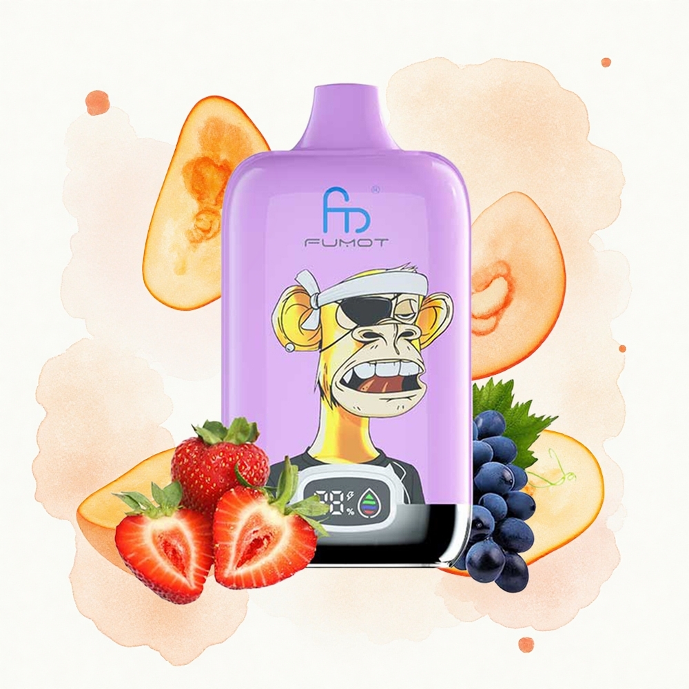 Fumot Tornado Digital Box 12000 Puffs Mango en Hielo con Batería Recargable y Bobina Mesh