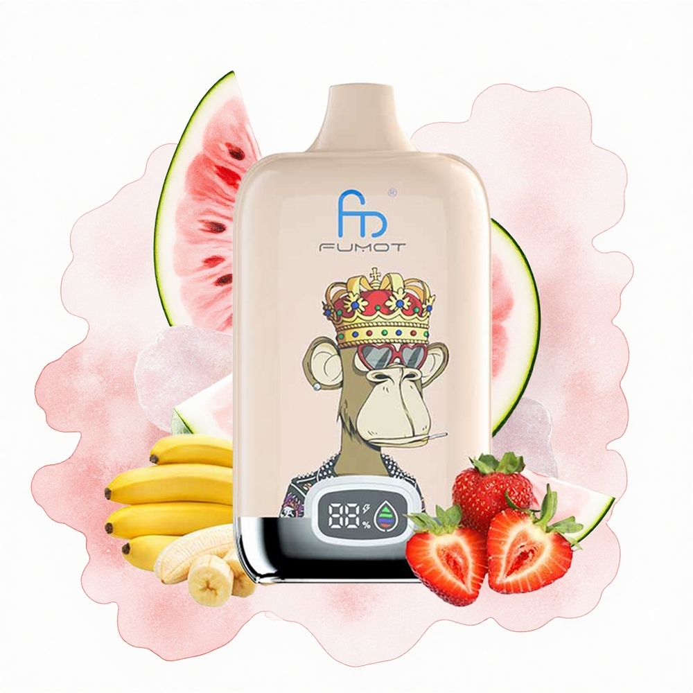 Fumot Tornado Digital Box 12000 Puffs Sandía Hielo 20ml Tipo-C