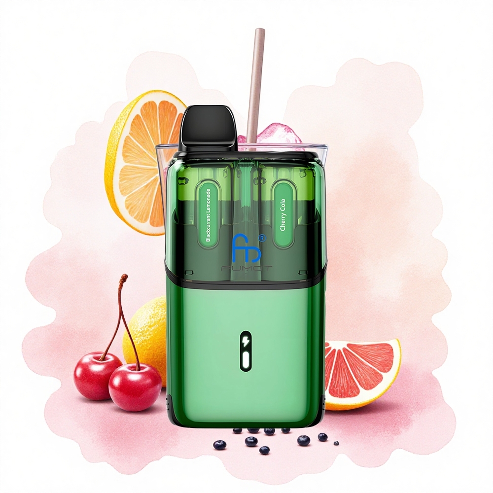 Fumot Ultra T32000 Puffs Limonada de Grosella Negra - Cola Cereza con Batería 800mAh y Carga Rápida Type-C