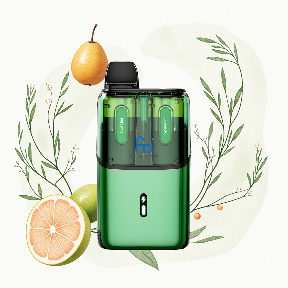 Fumot Ultra T32000 Puffs Menta Fresca - Hierbabuena con Carga Rápida Tipo-C y Resistencia de Malla Avanzada