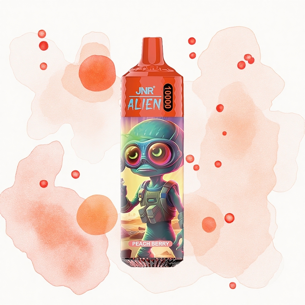 JNR Alien 10000 Bayas de Melocotón con Carga Rápida y Diseño Deportivo