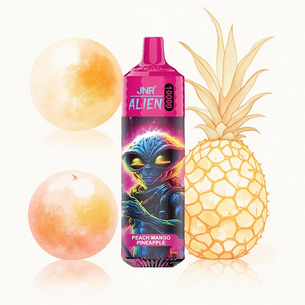 JNR Alien 10000 Durazno Mango Piña Carga Rápida Tipo-C Diseño Deportivo