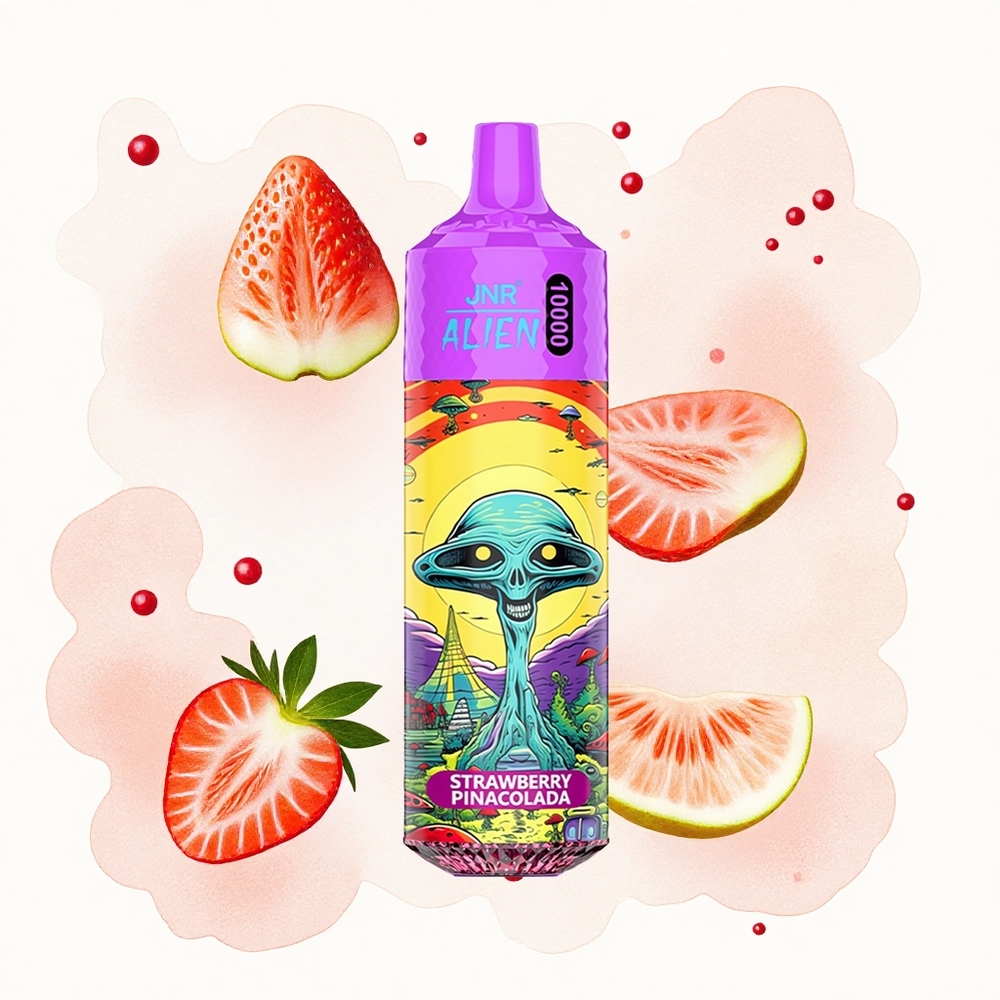 JNR Alien 10000 Fresa Piña Colada LED RGB Carga Rápida Tipo-C