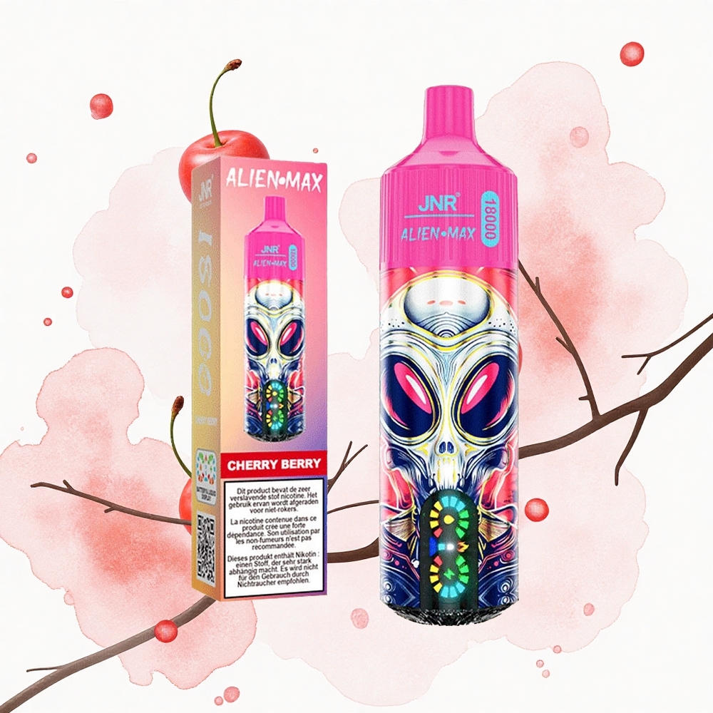 JNR Alien Max 18000 Cereza Baya Dual Mesh LED