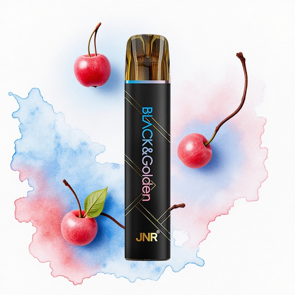 JNR Black&Golden 600+200 Cereza Frambuesa Azul 550mAh Sin Carga