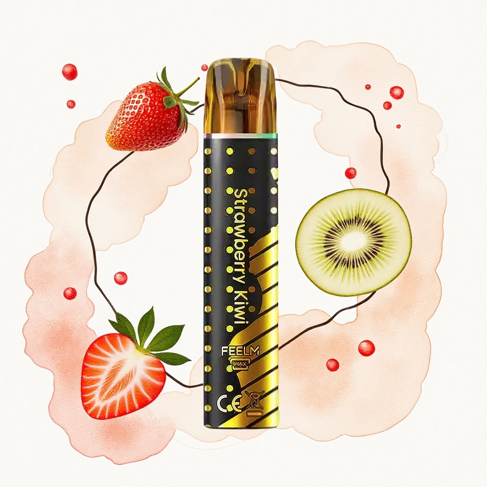 JNR Black&Golden 600+200 Fresa Kiwi 800 Pufadas Sin Carga 2ml