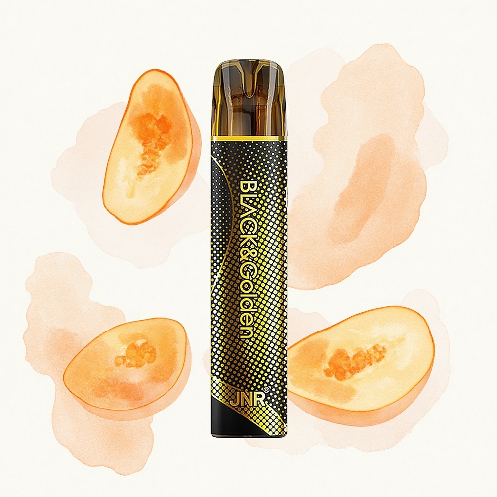 JNR Black&Golden 600+200 Triple Mango 800 Puffs 550mAh 2ml