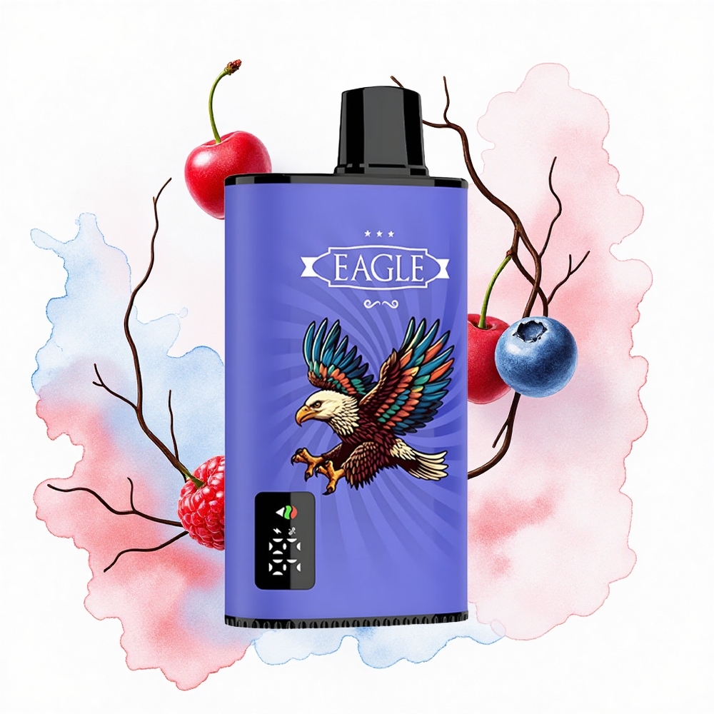 JNR EAGLE Smart 23000 Frambuesa Cereza Arándano con Pantalla Digital y Bobina Mesh 1.0ohm