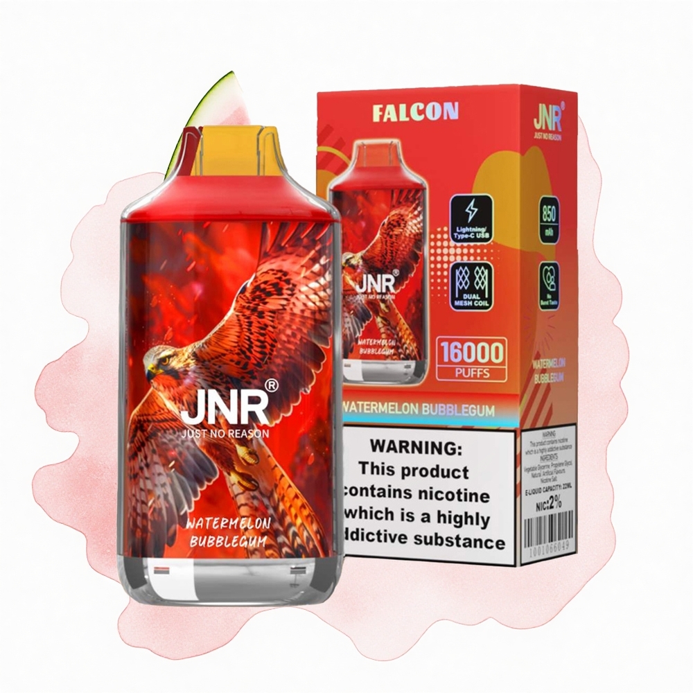 JNR Falcon 16000 Chicle de Sandía 122ml Dual Mesh