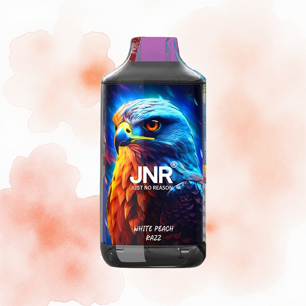 JNR Falcon 16000 Durazno Blanco Frambuesa 22ml Dual Mesh