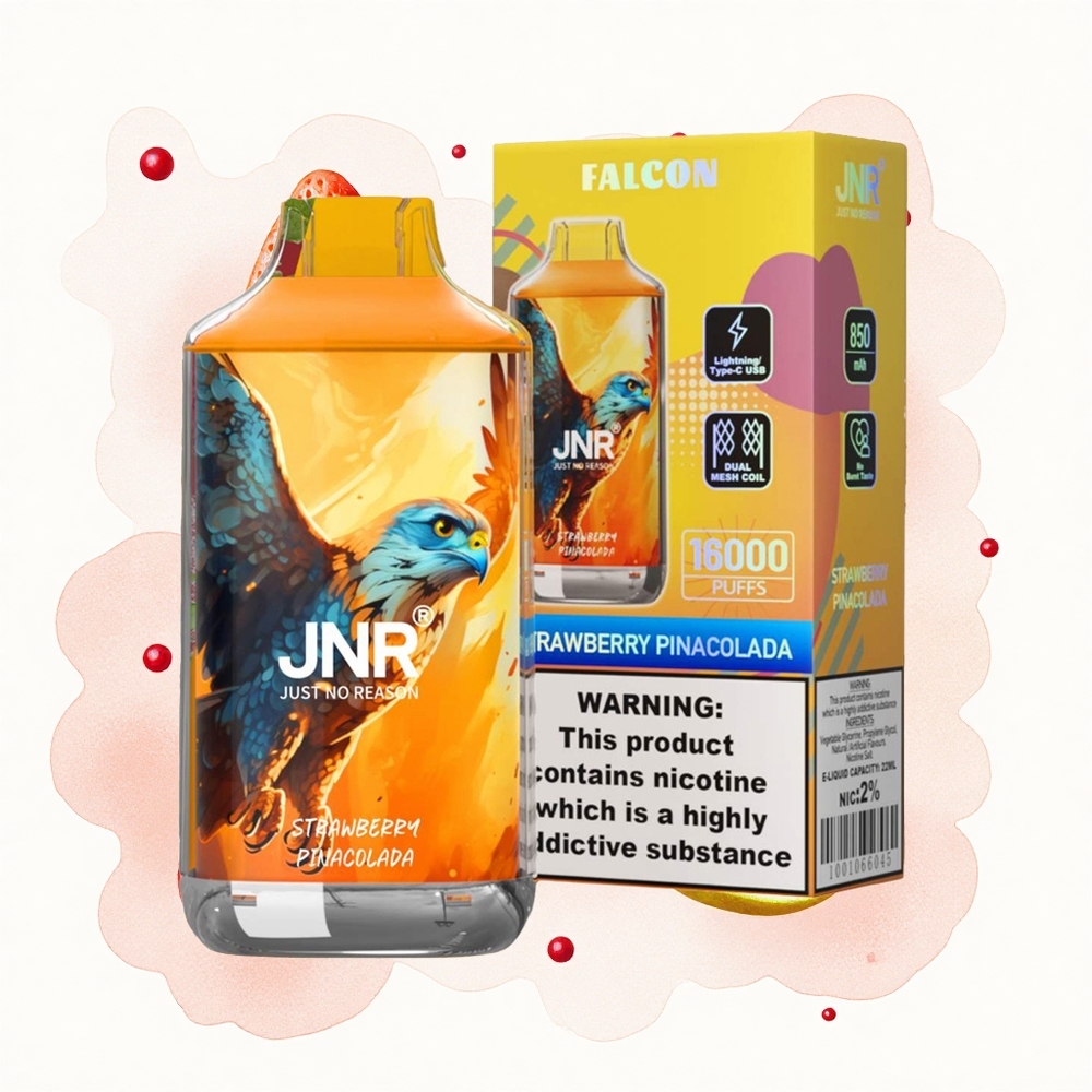 JNR Falcon 16000 Fresa Piña Colada Doble Malla 22ml