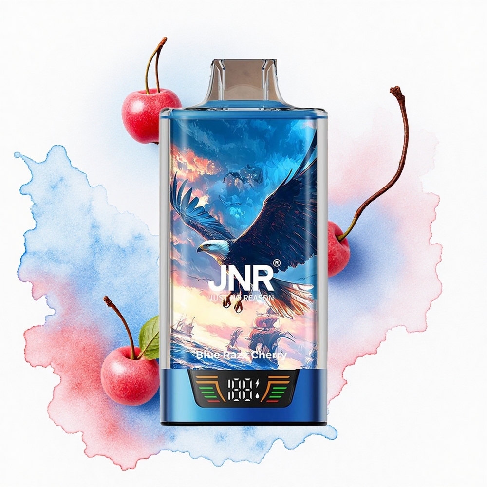 JNR Falcon Pro 28000 Cereza Frambuesa Azul 30ml 950mAh Dual Mesh