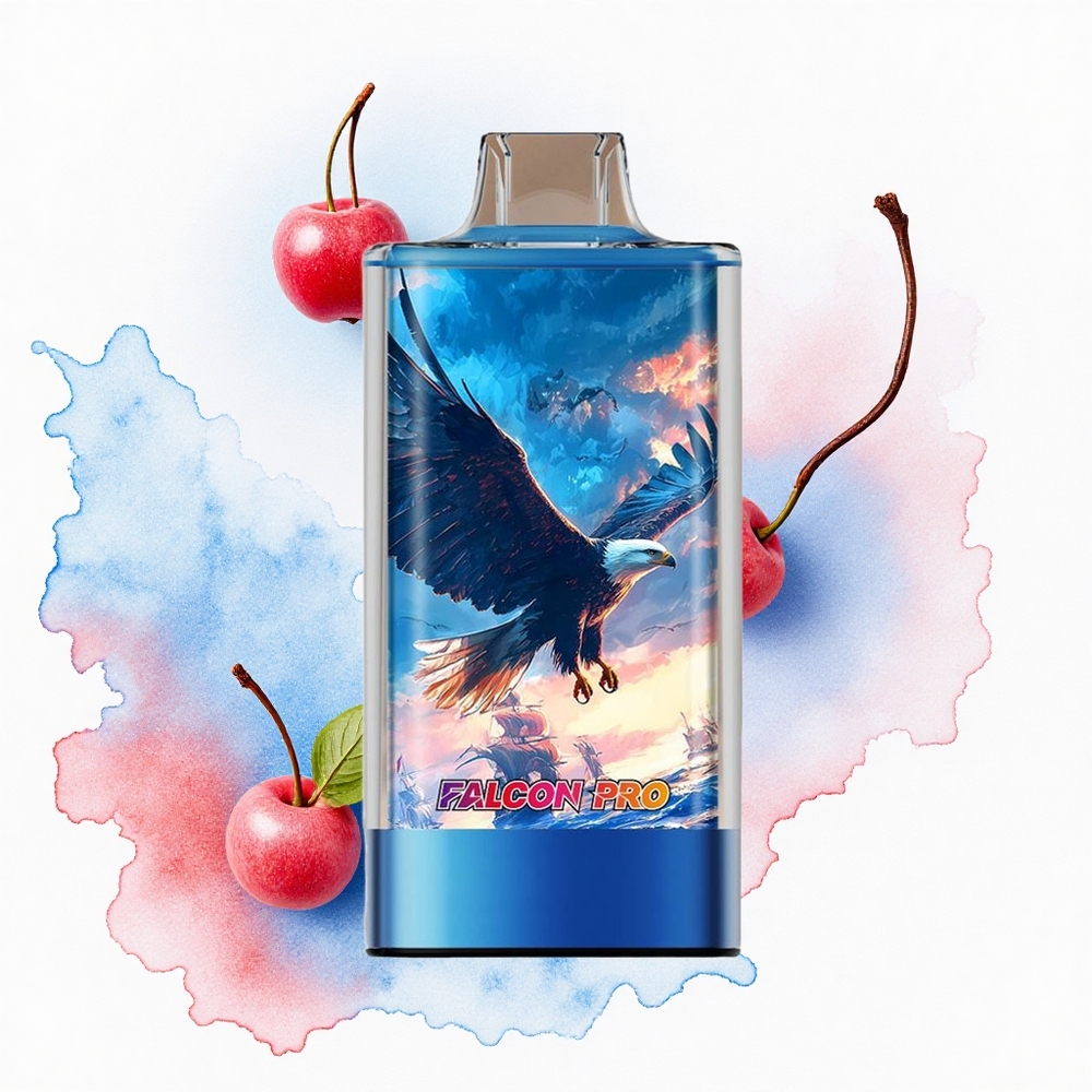 JNR Falcon Pro 28000 Cereza Frambuesa Azul 30ml 950mAh Dual Mesh