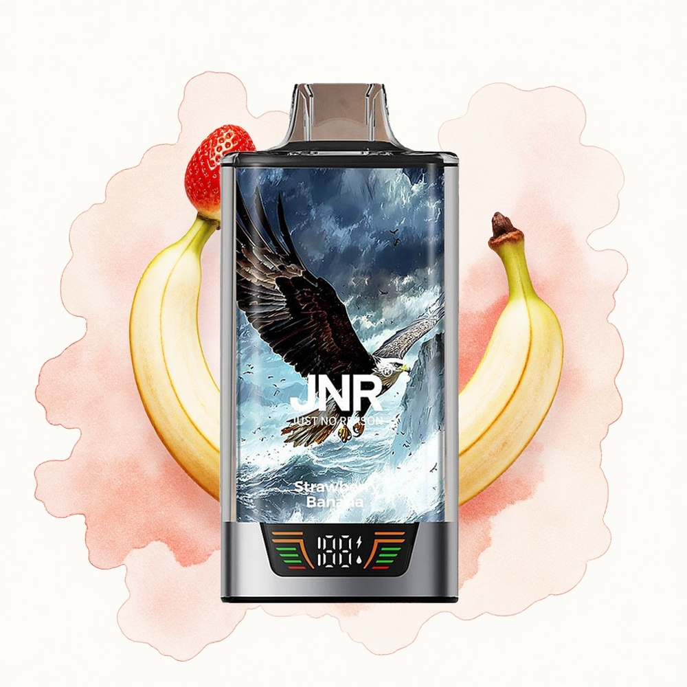 JNR Falcon Pro 28000 Fresa Plátano 30ml Dual Mesh USB-C