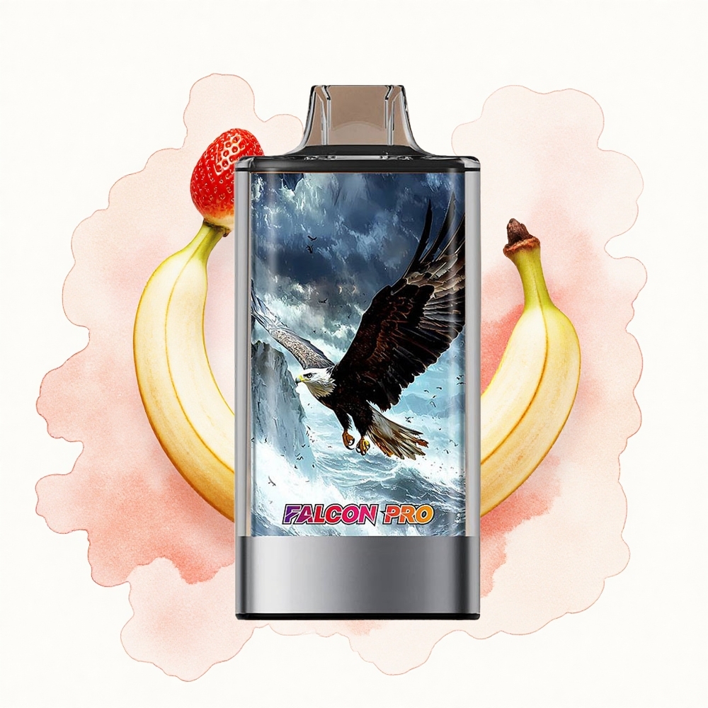 JNR Falcon Pro 28000 Fresa Plátano 30ml Dual Mesh USB-C