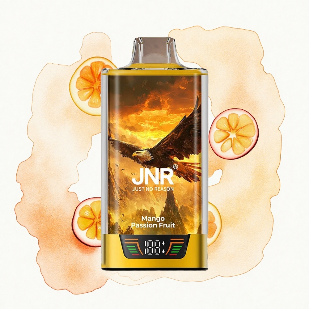 JNR Falcon Pro 28000 Mango Maracuyá 30ml USB-C Dual Malla