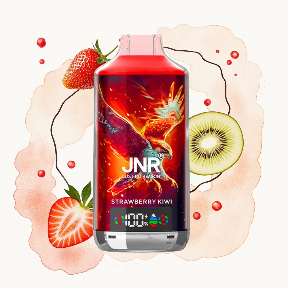 JNR Falcon X 18000 Fresa Kiwi 24ml Dual Mesh Digital Tipo-C