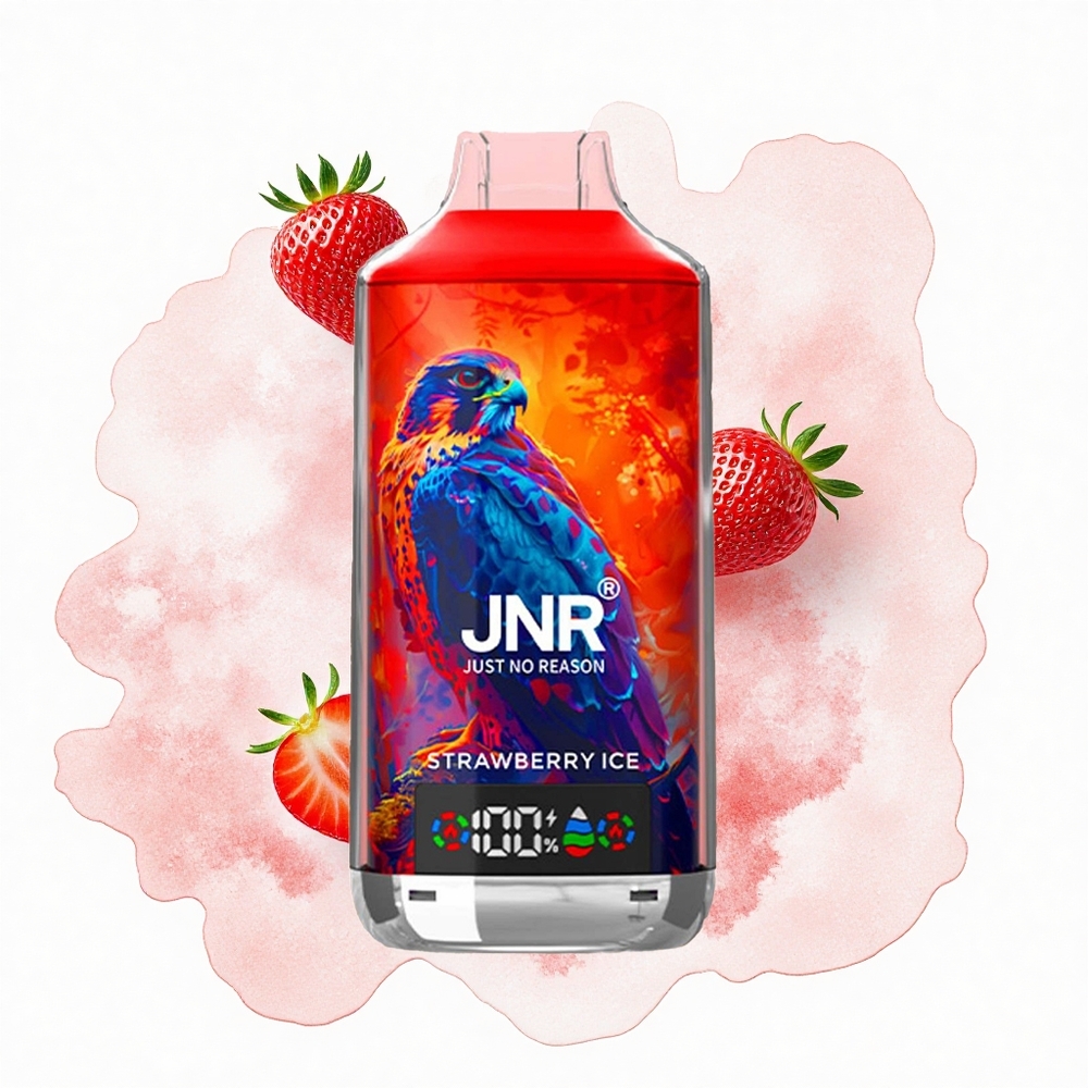 JNR Falcon X 18000 Helado de Fresa Chupadas 24ml Dual Malla